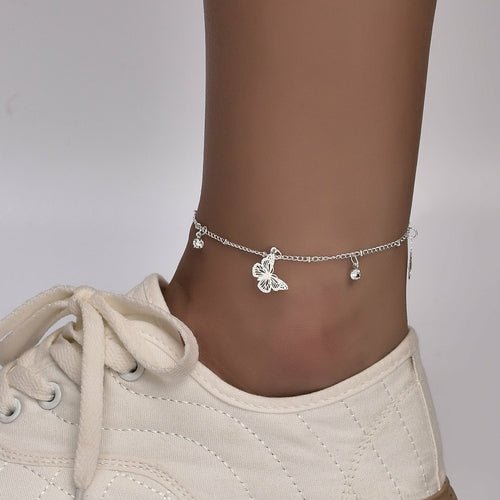 Boho Butterfly Charm Anklet For Women Gold/Silver - Bela Fils BoutiqueBraceletsBela Fils Boutique